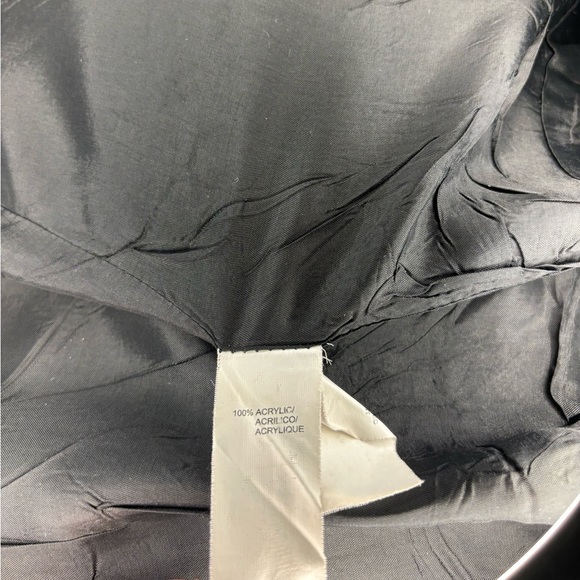 U) Plaid Zip-Up Jacket with Tie-Up Waist - Tan Black Blue Pink - Size Large - Picture 7 of 7